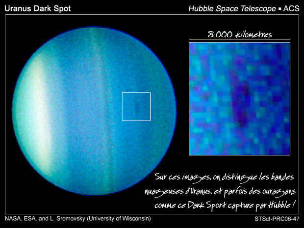 cyclone dark spot Uranus